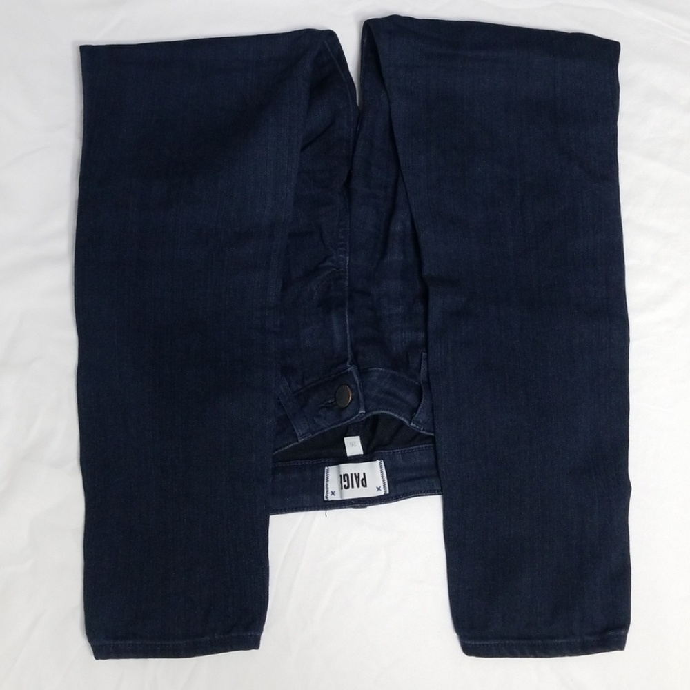 Paige Verdugo Ankle Dark Wash Skinny Jeans 26 - Picture 7 of 8